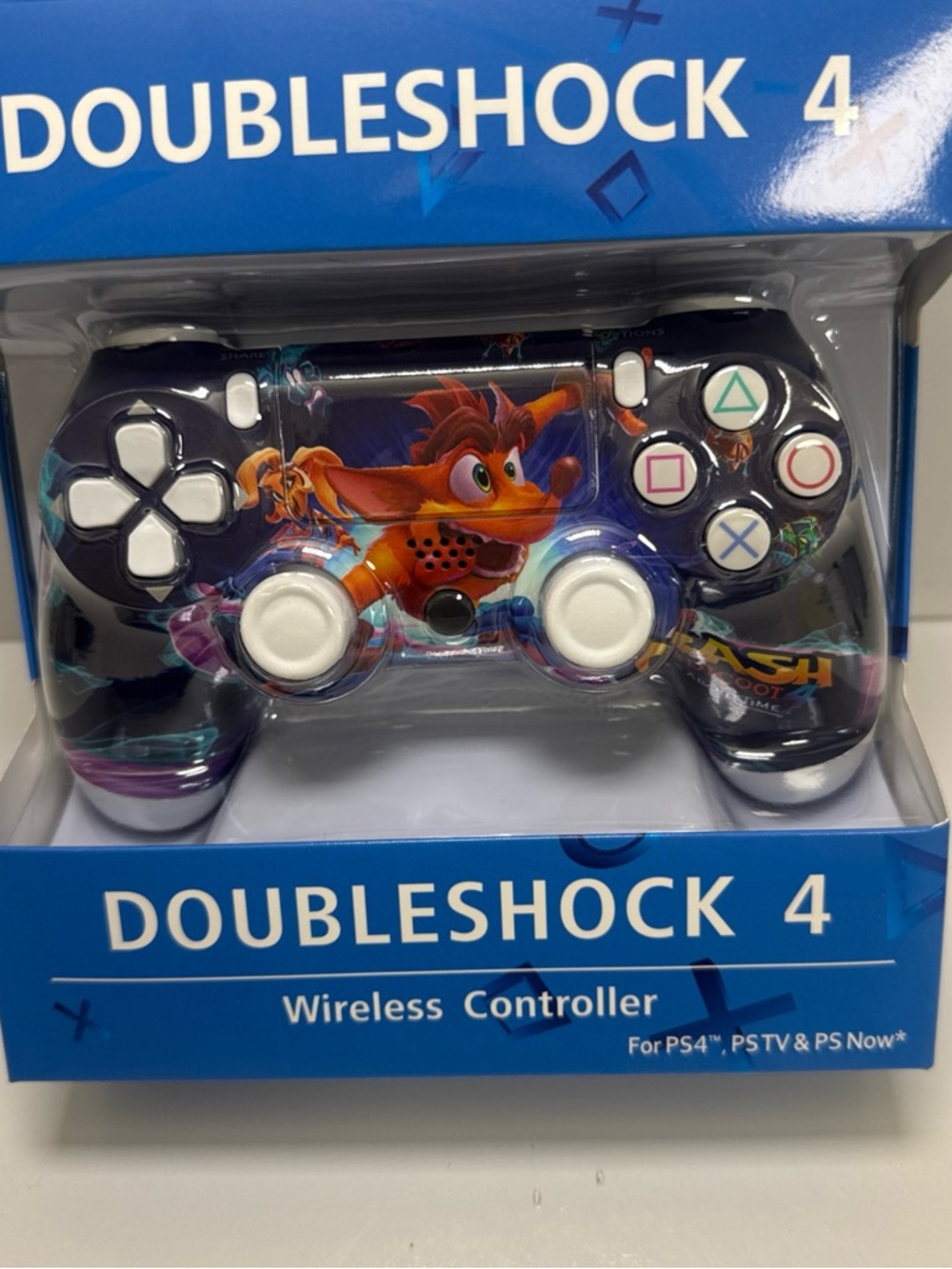 Doubleshock 4 Wireless Controller - Black with Colorful Character Artwork
